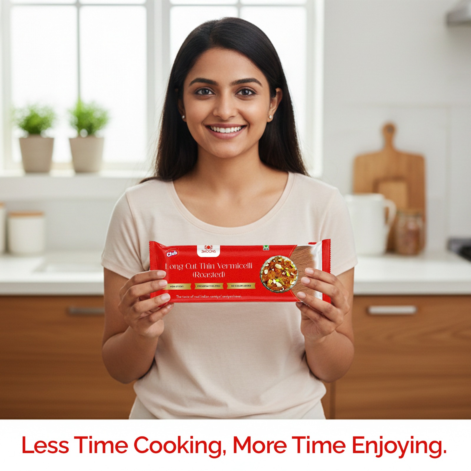 Less Time Cooking,More Time Enjoying.