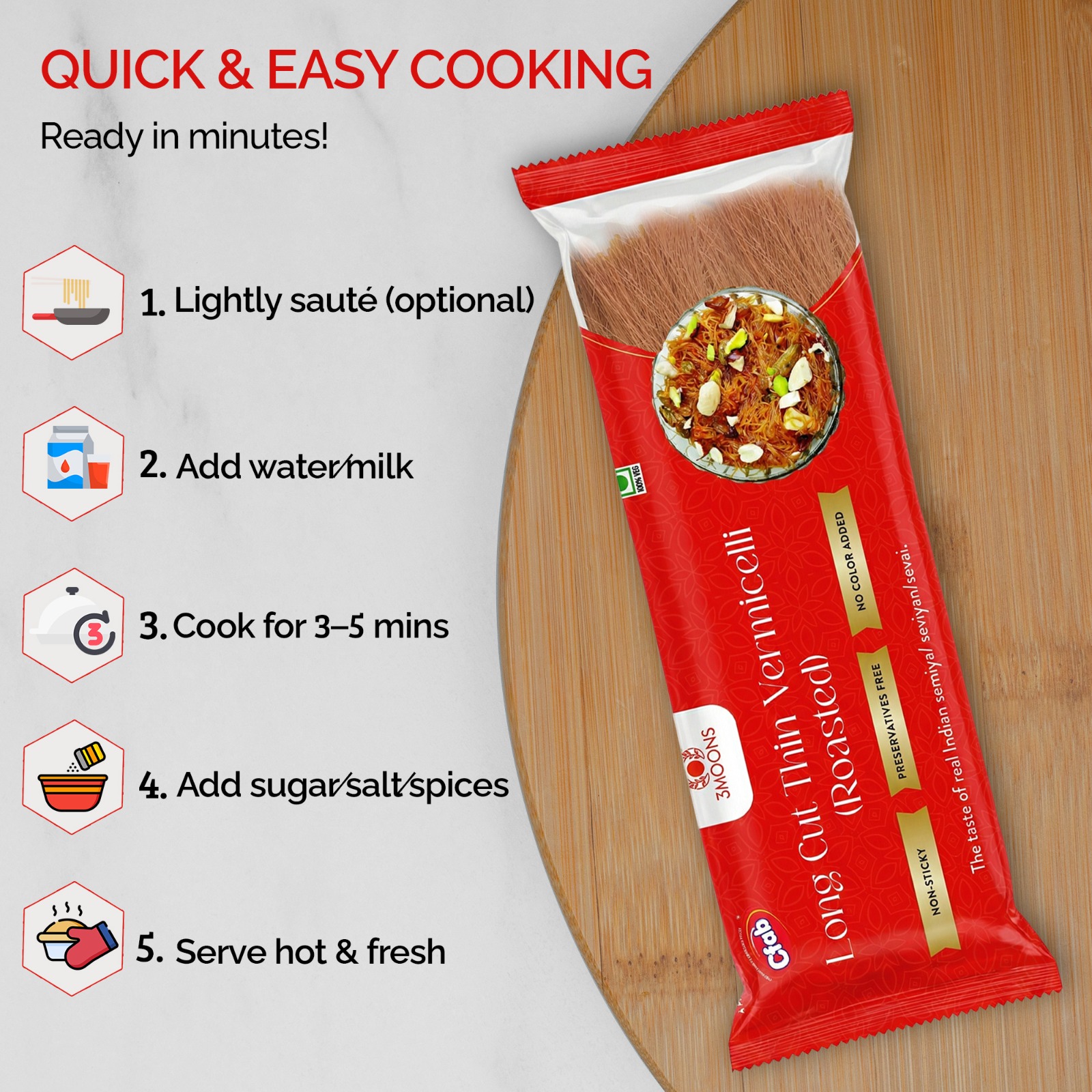 Quick & Easy Cooking.